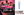 Pink sports car - canvas on frame 40 × 50 cm