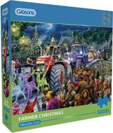 GIBSONS Puzzle Farmářské Vánoce XL 500 dílků - Jigsaw Puzzle