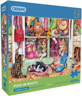 GIBSONS Puzzle Kocouři v botách XL 500 dílků - Jigsaw Puzzle