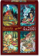 Magnolia Návrat domů, Duše básníka, Příběh plný kapitol a Poklidná země 4x260 dílků - Jigsaw Puzzle