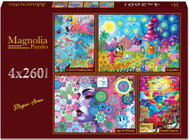 Magnolia Nekonečný příběh, Umělecký svět, Síla žen a Grand Canyon 4x260 dílků - Jigsaw Puzzle