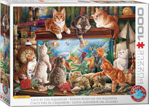 Eurographics Cats at the Aquarium 1000 Pieces - Jigsaw Puzzle - Main image