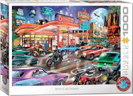 Eurographics Bistro na Route 66, 1000 dílků - Jigsaw Puzzle