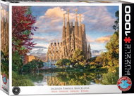 Eurographics Sagrada Família, Barcelona, Španělsko 1000 dílků - Jigsaw Puzzle