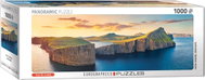 Eurographics Panoramatické puzzle Faerské ostrovy 1000 dílků - Jigsaw Puzzle