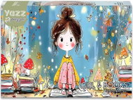 YAZZ Puzzle Dívka a knihy 1000 dílků - Jigsaw Puzzle