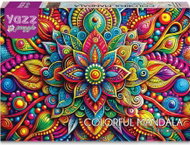 YAZZ Puzzle Barevná mandala 1000 dílků - Jigsaw Puzzle