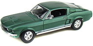 Maisto Ford Mustang Fastback 1967 1:18 green metallic - Metal Model