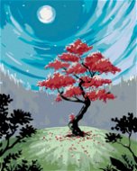 Painting by Numbers - Full Moon Tree - Painting by Numbers