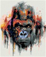 Maľovanie podľa čísel – Gorila - Maľovanie podľa čísel