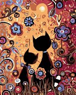 Maľovanie podľa čísel – Dve mačky - Maľovanie podľa čísel