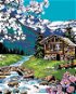 Painting by Numbers - Log Cabin in the Mountains - Painting by Numbers