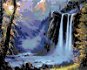 Painting by Numbers - Waterfall at Sunset - Painting by Numbers