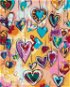 Painting by Numbers - Colourful Hearts - Painting by Numbers