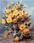 Maľovanie podľa čísel – Žlté ruže - Maľovanie podľa čísel