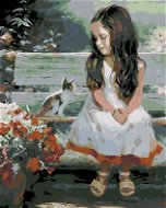 Painting by Numbers - Girl with a Kitten - Painting by Numbers