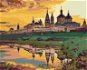 Painting by Numbers - Castle by the Water and Sunset - Painting by Numbers