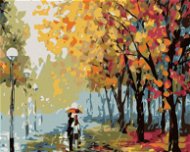 Maľovanie podľa čísel – Jesenný dážď - Maľovanie podľa čísel