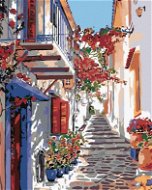 Maľovanie podľa čísel – Španielska ulička - Maľovanie podľa čísel