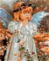 Malen nach Zahlen - Engel mit Haarkranz aus Schmetterlingen - Malen nach Zahlen