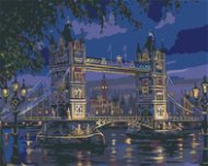 Malen nach Zahlen - Tower Bridge bei Nacht - Malen nach Zahlen