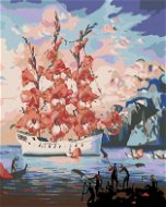 Maľovanie podľa čísel – Kvetinová loď - Maľovanie podľa čísel