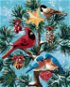 Painting by Numbers - Birds and Christmas Tree - Painting by Numbers
