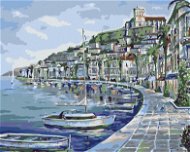 Painting by Numbers - Small Town on the Coast - Painting by Numbers
