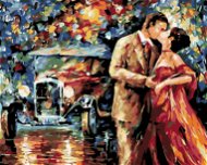 Painting by Numbers - Kiss in Front of the Car - Painting by Numbers