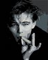 Malen nach Zahlen - Leonardo DiCaprio mit Zigarette - Malen nach Zahlen
