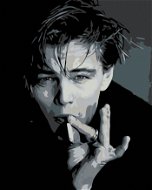 Malen nach Zahlen - Leonardo DiCaprio mit Zigarette - Malen nach Zahlen