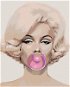 Malen nach Zahlen - Marilyn Monroe mit Kaugummiblase - Malen nach Zahlen