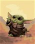 Malen nach Zahlen - Baby Yoda - Malen nach Zahlen