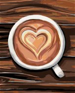 Malen nach Zahlen - Kaffee mit Liebe - Malen nach Zahlen