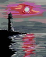Painting by Numbers - Lighthouse at Sunset - Painting by Numbers
