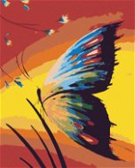 Painting by Numbers - Butterfly in the Grass and Sunset - Painting by Numbers