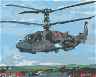 Maľovanie podľa čísel – Vojenský vrtuľník - Maľovanie podľa čísel