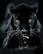 Painting by Numbers - Black Cougar - Painting by Numbers