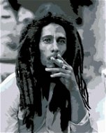 Malen nach Zahlen - Bob Marley rauchend - Malen nach Zahlen