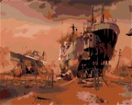 Maľovanie podľa čísel – Rozostavané lode - Maľovanie podľa čísel