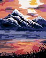 Painting by Numbers - Sunset over the Mountains - Painting by Numbers
