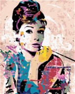 Maľovanie podľa čísel – Audrey Hepburn - Maľovanie podľa čísel