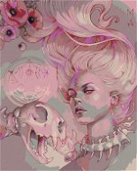 Painting by Numbers - Pink Woman with Skull - Painting by Numbers