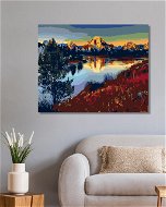 Painting by Numbers - Lake under the Mountains - Painting by Numbers