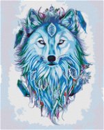 Maľovanie podľa čísel – Lapač snov s vlkom - Maľovanie podľa čísel