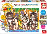 EDUCA Koťátka a Štěňátka - Painting by Numbers