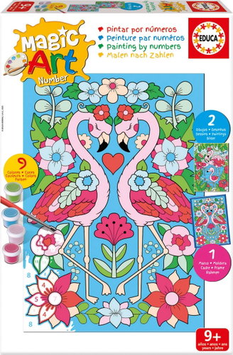 EDUCA Plameňáci - Painting by Numbers - Main image