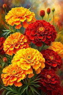 Norimpex Flowers 40 × 50 cm - Painting by Numbers