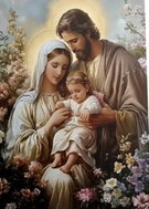 Norimpex Holy Family 40 × 50cm - Painting by Numbers