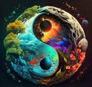 Norimpex Yin Yang 40 × 50 cm - Painting by Numbers